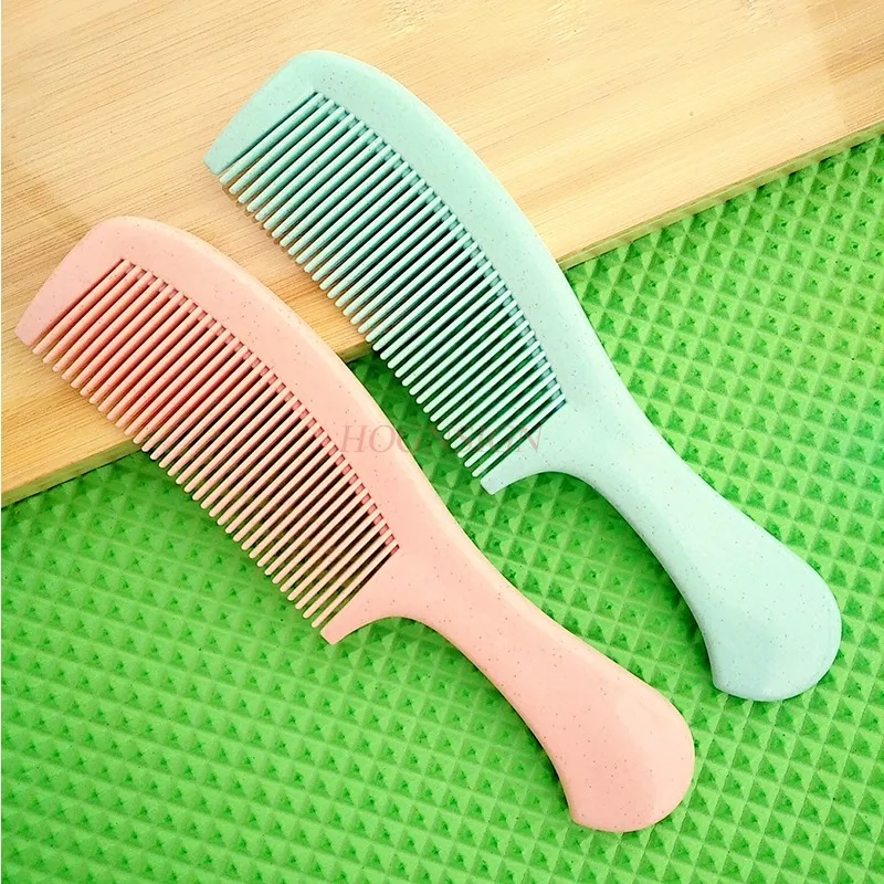 2pcs Hair Luminous Plastic Comb Sale Middle Tooth Comb Long Hair Thick Hair Perm Curly