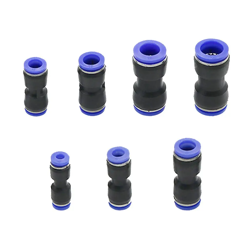 4/6/8/10/12/14/16mm Slip-lock Straight Quick Connector Garden Misting Irrigation System Quick Access Joint Pneumatic Components