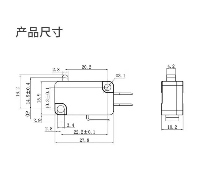 Original new 100% KW11-7-1 high power micro switch 15A 25A 30A with handle without handle large silver contact