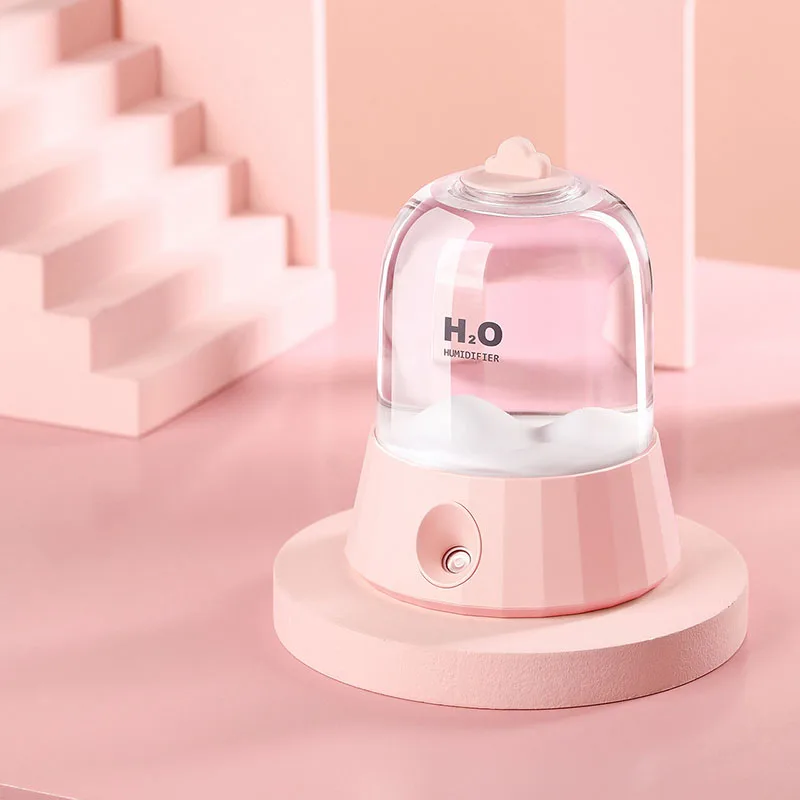 Motahope-mini umidificador portátil, difusor ultrassônico de óleo e luz noturna, carregamento usb, para escritório doméstico e escritório, 400ml