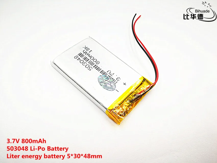 1 قطعة/الوحدة جيدة كوليتي 3.7V ، 800mAH ، 503048 بوليمر ليثيوم أيون/بطارية ليثيوم أيون ل لعبة ، قوة البنك ، GPS ، mp3 ، mp4