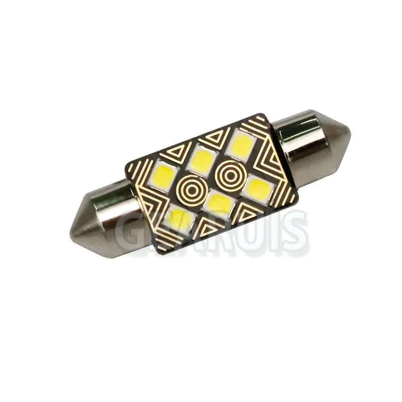 

100pcs Festoon 31mm 36mm 39mm 41mm 4 6 8 10 smd 2835 led canbus non polor Car Auto Dome Interior Map Lights Bulb led White 12V