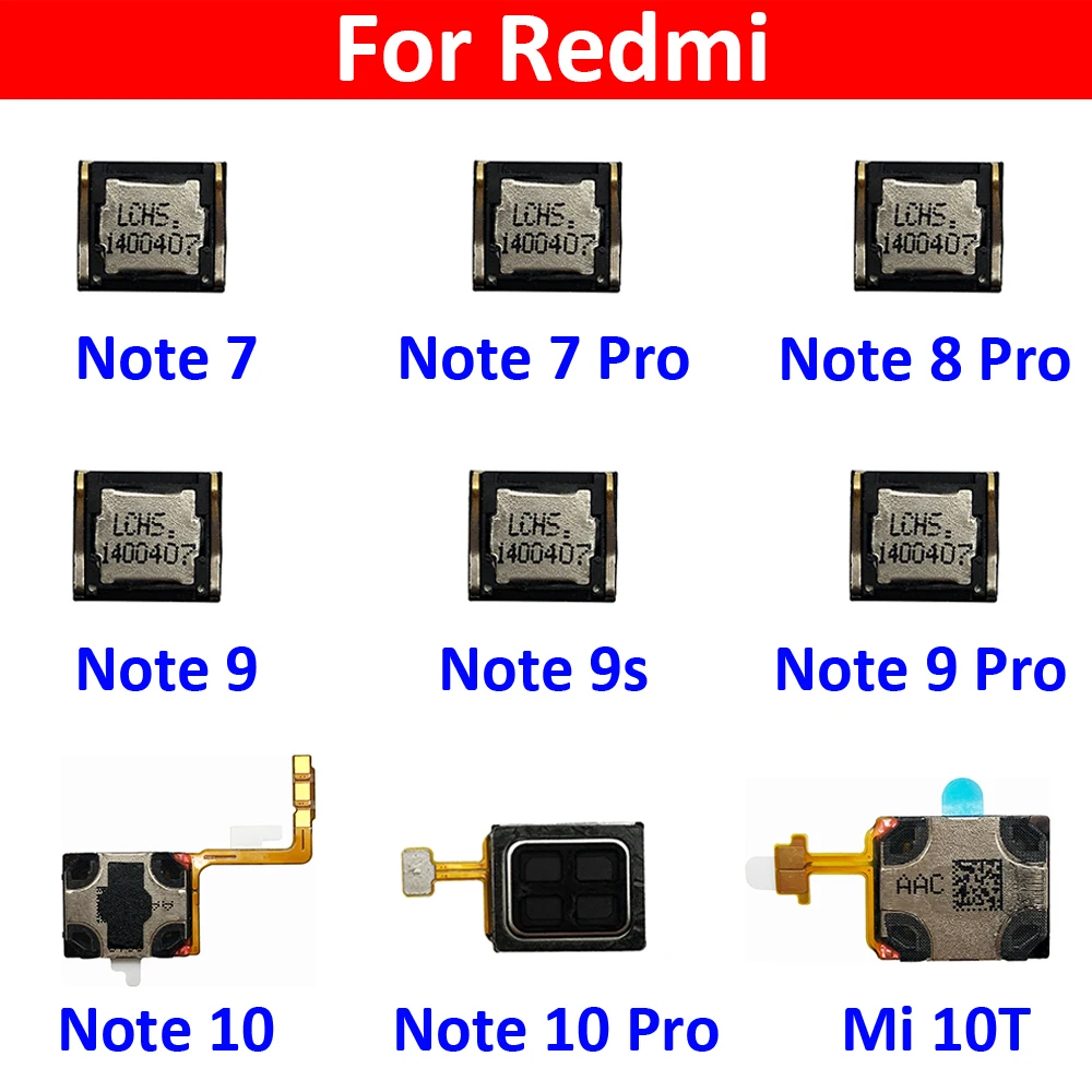 Auricular para Xiaomi Mi 10T, Redmi Note 7, 8T, 9 Pro, 9S, Note 10, 11, 11s Pro Plus, 4G, 5G