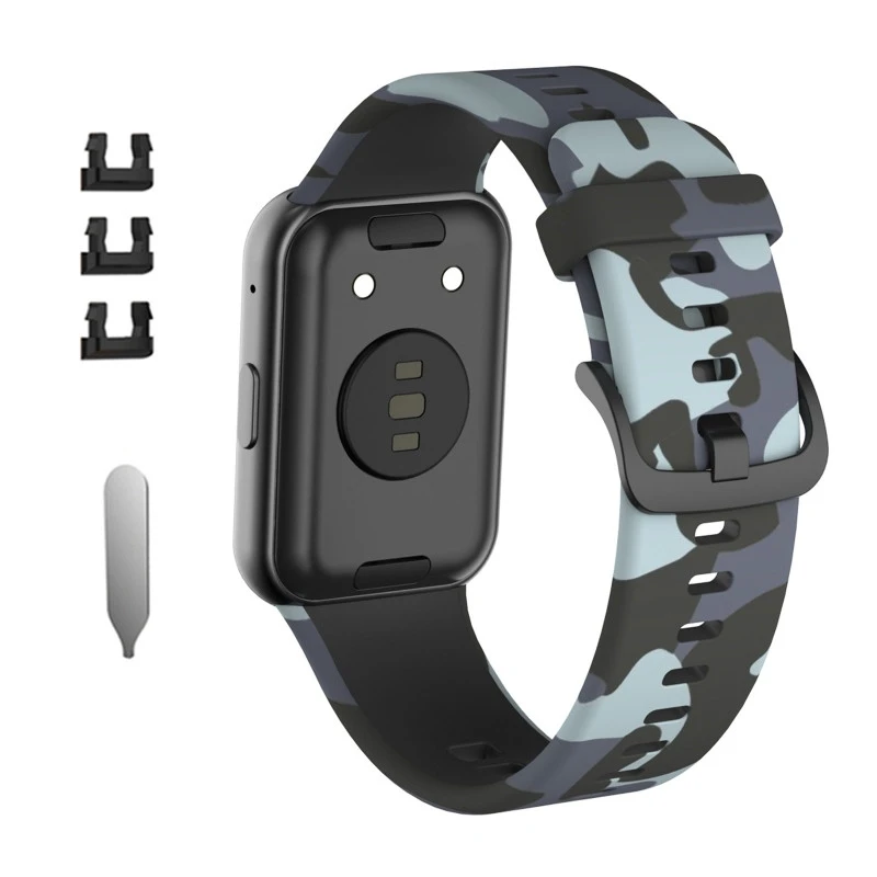 Rubber Strap for -Huawei Watch Fit Smart Wristband Bracelet Accessories Band
