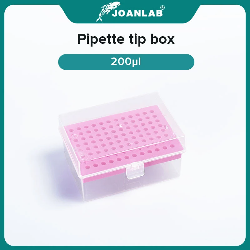 JOANLAB Official Store Laboratory Pipette Tip Box 10ul 200ul 1ml 5ml 10ml Micropipette Plastic Pipette Box Laboratory Equipment