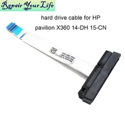 450.0ED02.0001 HDD 플렉스 케이블, HP Pavilion x360 14-DH 15-CN 14-dh0004la dh0003TU 15-CN0007T SATA 하드 드라이브 어댑터 용