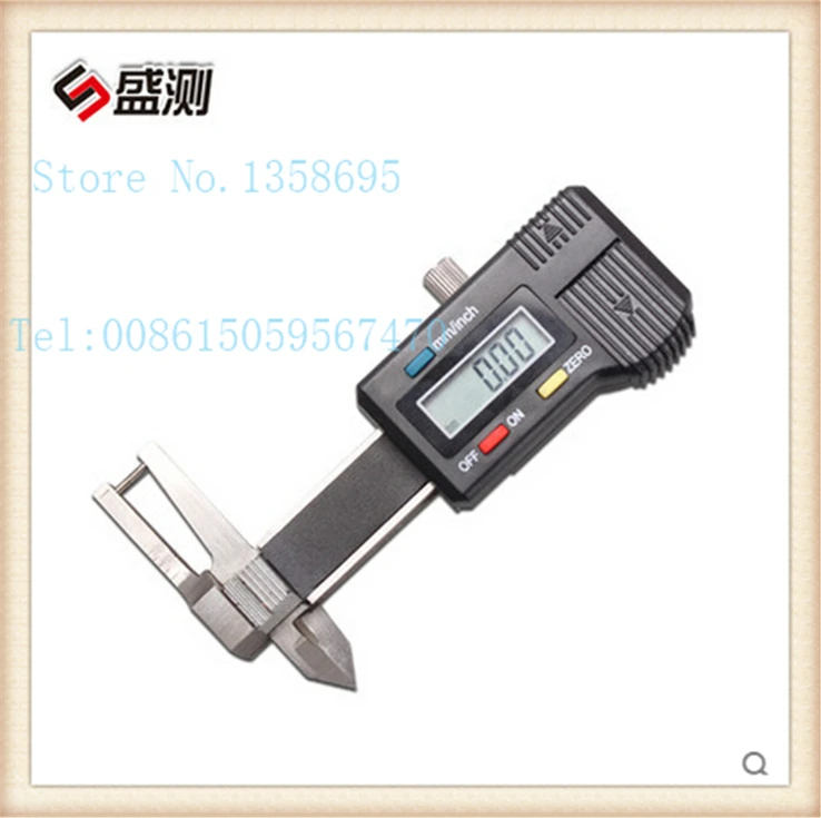 Diy FREE SHIPPING 0-25mm Crafts digital dial gage digital caliper digital depth gage  caliper with electronic digital readout