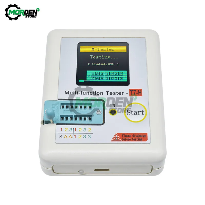 TC-T7-H Transistor Tester Multimeter For Diode Triode MOS/PNP/NPN Capacitor Resistor Transistor Replace TC-T7-H LCR-TC1 LCR-TC2