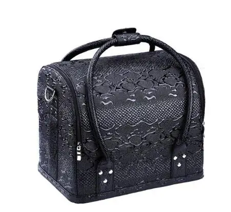 Women Makeup Suitcase Multilayer Cosmetic Bag Cosmetic Suitcase Make Up Organizer Box Beauty Salon Case Tattoos Nail Art Tool