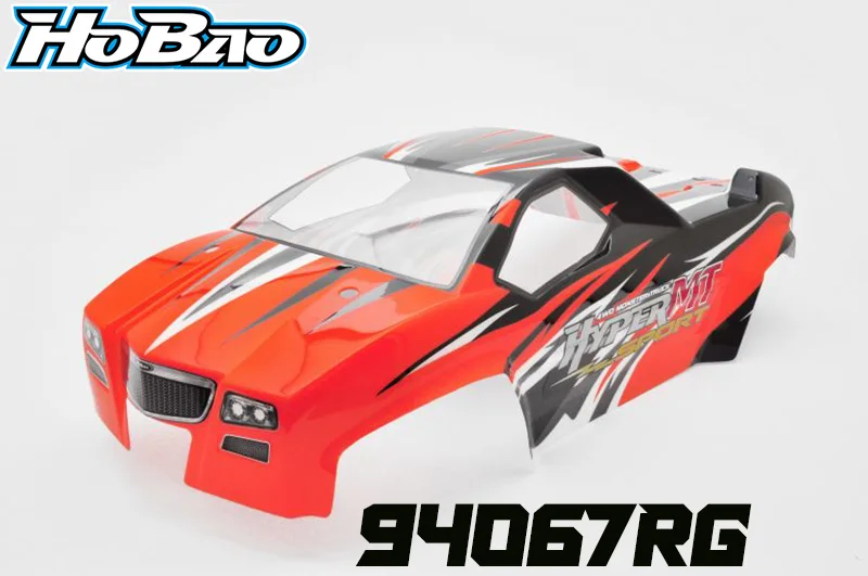 OFNA/HOBAO RACING 94067RG MT PRINTED BODY – ORANGE FOR 1/8 HYPER MT MONSTER TRUCK（Out Of Print）