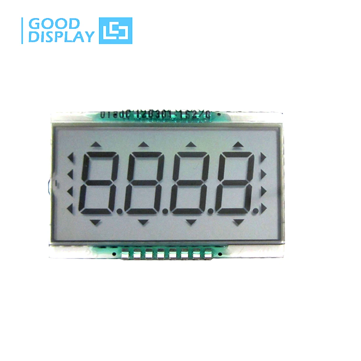 4 Digits LCD Panel TN Positive Display Reflective Module GDC130