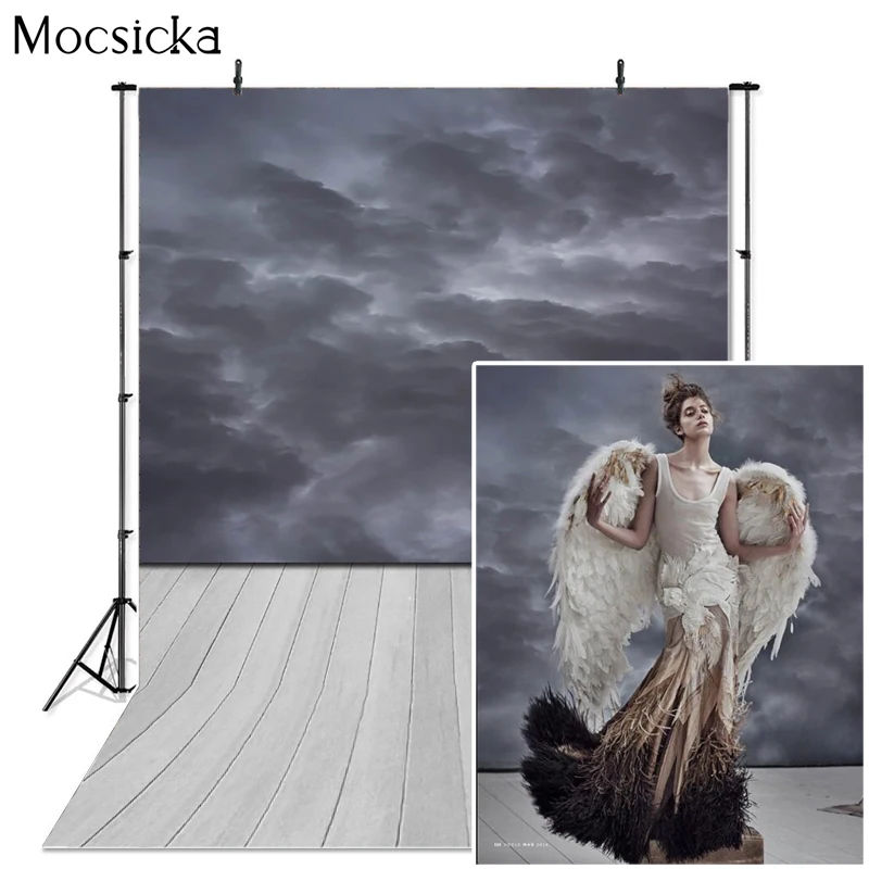 Mocsicka Grijs Smog Board Stijl Fotografie Achtergrond Abstracte Textuur Achtergrond Volwassen Art Portret Foto Decoratie Props Studio