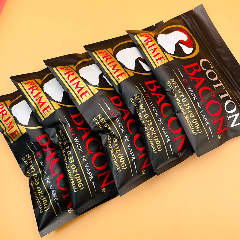 DSX хлопок бекон Vape хлопок органический хлопок для электронных сигарет восстанавливаемый RDA RBA DIY распылитель нагревательный провод