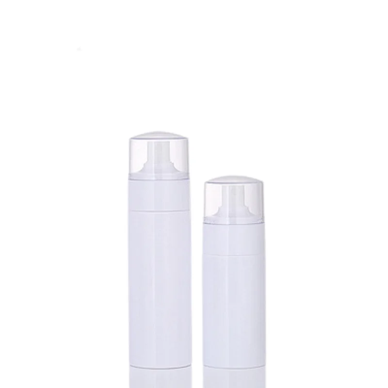 100Ml 120Ml 150Ml 200Ml Lege Ronde Plastic Witte Fles Huisdier Spuiten Flesjes Hervulbare Cosmetische Verpakking Container 15 Stuks