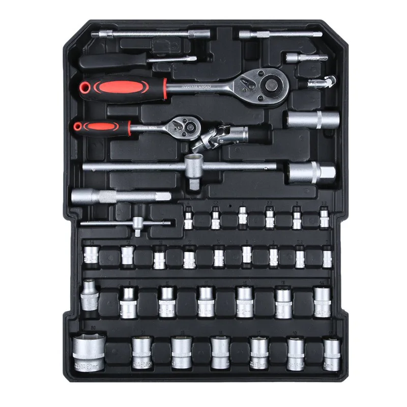 186 sets of Aluminum Alloy Box Tool Set Hardware Tool Set Bar Box Set Tool Retail Wholesale With advanced box