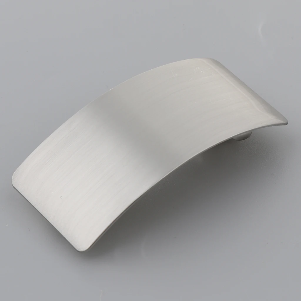 Fashion Metal Barrette Curved Automatic Hairpin French Large Rectangle Hair Spring Ponytail Holder Hair Clip Accessories
