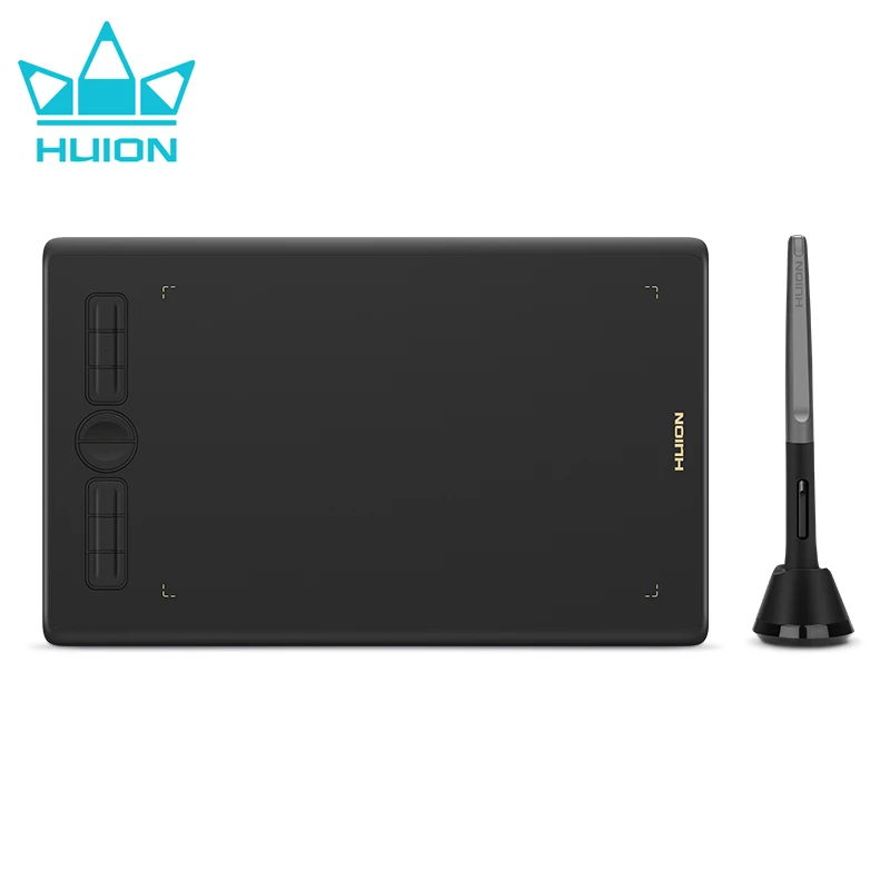 

Huion H580X Graphics Tablet Digital Battery-Free Pen Drawing Tablets Signature Pad Linux MacOS PC Android Device Connectivity