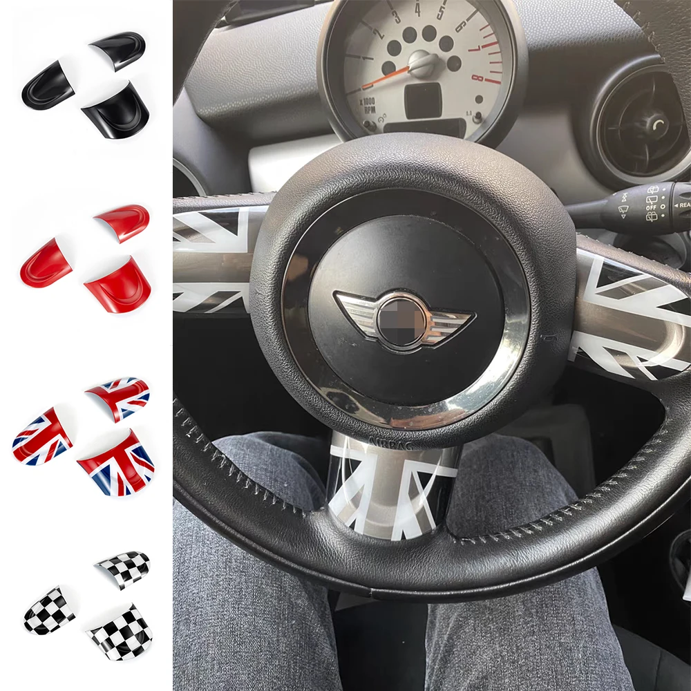 

Для MINI Cooper R55 R56 R57 R58 R59 R60 Кнопка управления рулевым колесом, крышка, наклейка, панель, кнопка переключения, накладка, аксессуары, детали