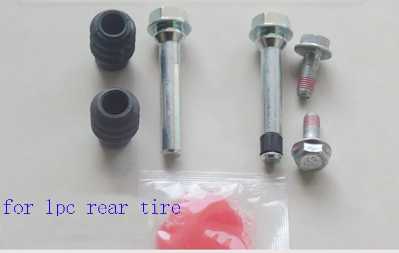 Front Sub-cylinder Rear Brake Repair Kit Caliper Screw Rod Pin Abnormal Noise Repair kKt Caliper Pins for 2006-2011 Toyota Camry