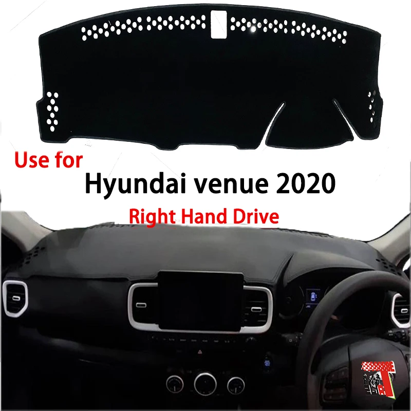 

TAIJS Factory car anti-dirty pad Simple Sport Polyester Fibre Car Dashboard Cover For Hyundai venue 2020 Right Hand drive