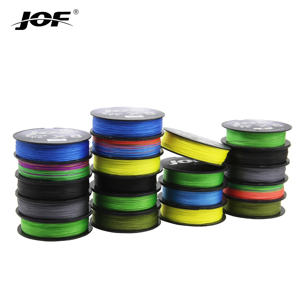 

JOF New 8 Strands Fishing Line 150M Japanese Multifilament 100% PE Durable Wire Carp Super Strong Woven Thread Tackle Floating