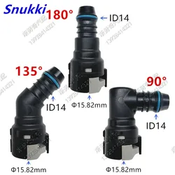 15.82mm 15.82 ID14 Fuel line quick connector Fuel pipe fittings plastic female connector for car 1pc