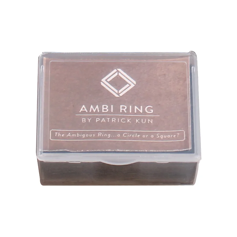 Ambi Ring by Patrick Kun (Ring Illusion) Magicians Magia Close Up Magic Tricks props Gimmicks Mentalism