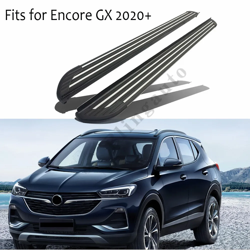 Running board fits for B.uick NEW Encore GX 2020+ side steps nerf bar car pedal side stairs side bar 2PCS