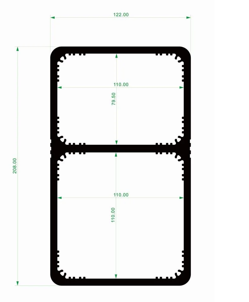 1 Pair DIY Case ELAC 310CE Cabinet Sandblasting Speaker Enclosure Box Style Classic Aluminum Chassis 6mm W122 H208 D150