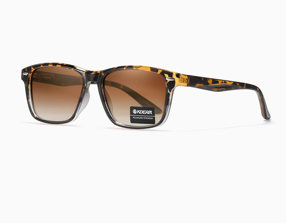 KDEAM TR90 Rahmen und Farbverlauf polarisierte Brille UV100 % Herren-Angelsonnenbrille, langlebiges Material – Detail 13
