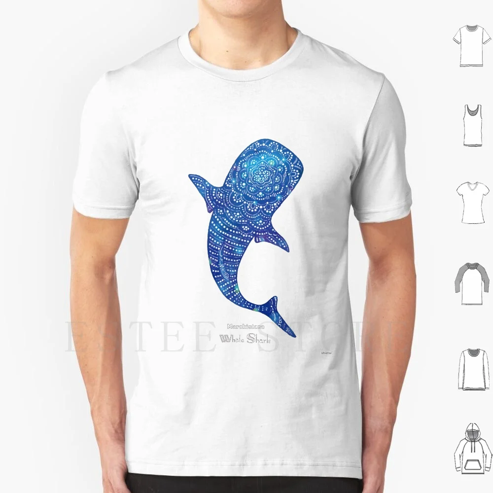 Marokintana-Whale Shark I T Shirt Print Cotton Whaleshark Shark Caong Pezdama Domino Marokintana Fish Underthesea