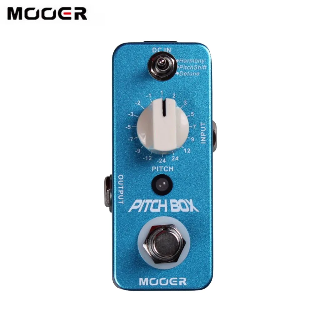 El mejor pedal de efectos para cambiar el tono: MOOER Pitch Box