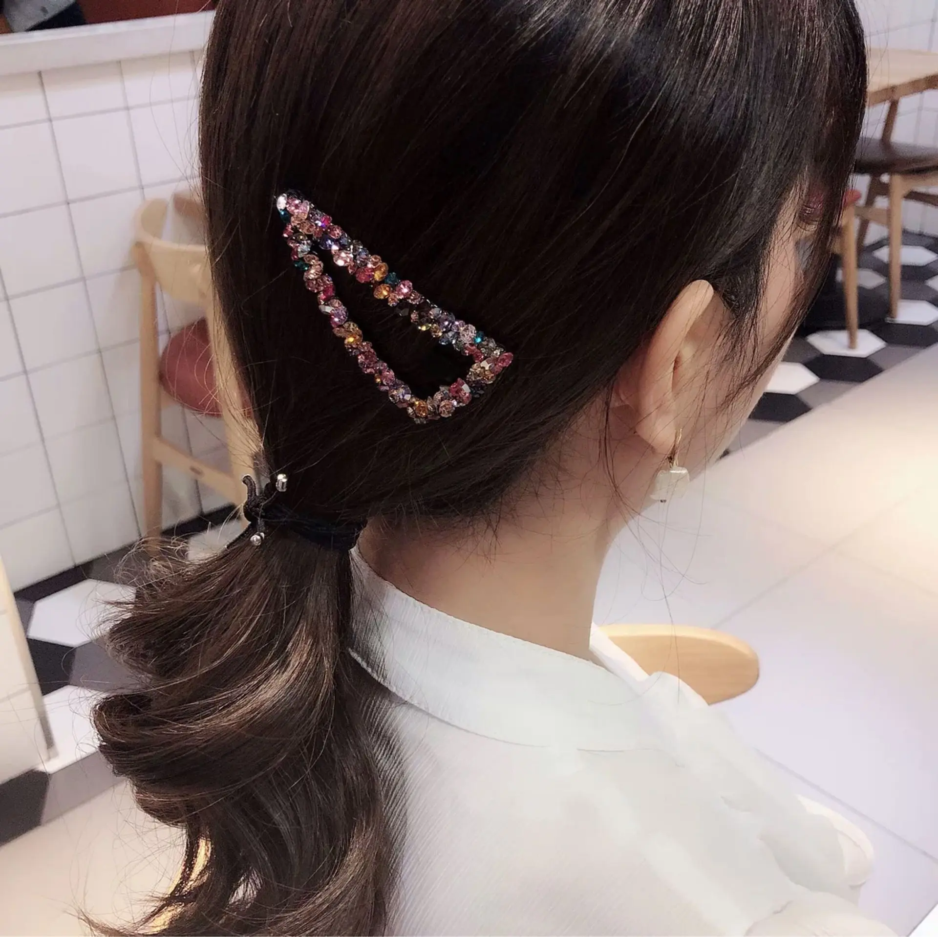 New Popular Shiny Rhinestone Elegant BB Clip Hairpin Women Girls Hair Clip Pin Barrettes Accessories Hairclip Hairgrip Headdress