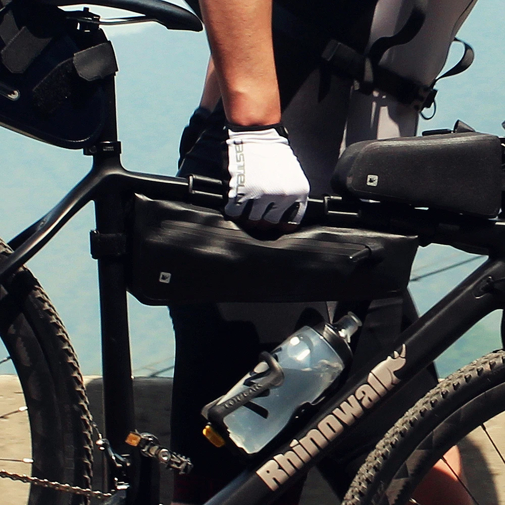 Rhinowalk Bike Triangle Bag Waterproof Bike Frame Front Tube Bag Cycling Bag Triangle Pouch Frame Holder Bicycle Accessories