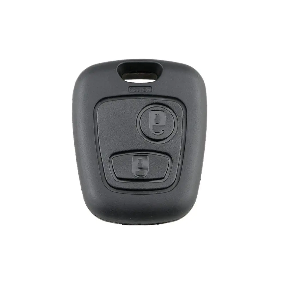 Coque de clé de voiture à distance à 2 boutons, lame 307, adaptée aux cristaux en C1, C2, C3, C4, XSARA, Picasso, KIT 307, 107, 207, 407