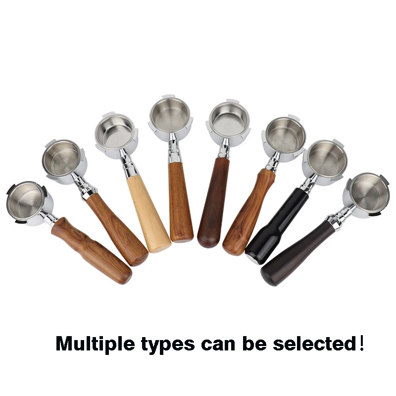 M10 Portafilter Handle With Screw Solid Wooden For Espresso Portafilter Replacement Part Coffee Machine Tool Barista Accessories