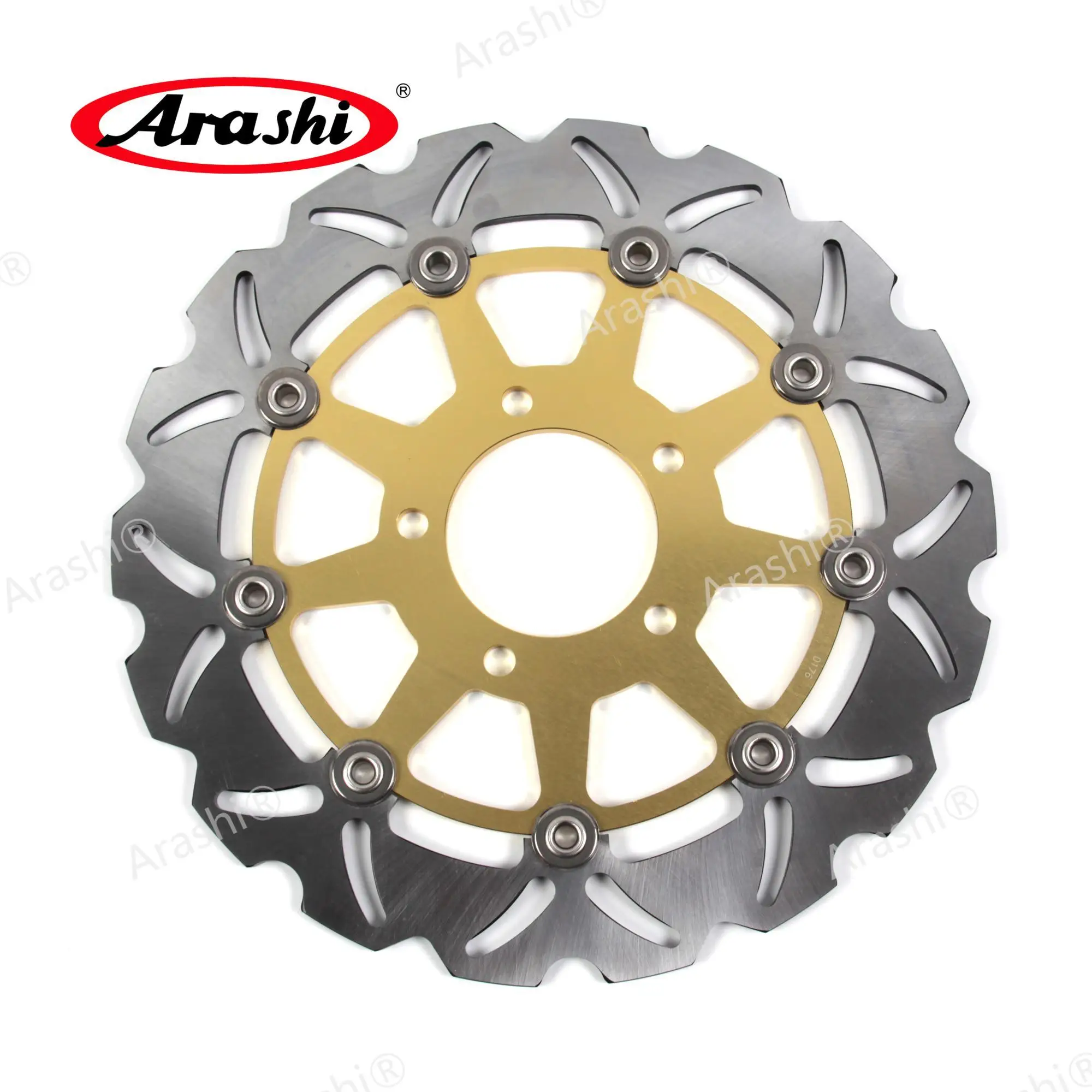 ARASHI Front Brake Disc CNC Disks Rotors Brake Pads For SUZUKI GSX F 600 2004 2005 2006 GSX600F Accessories