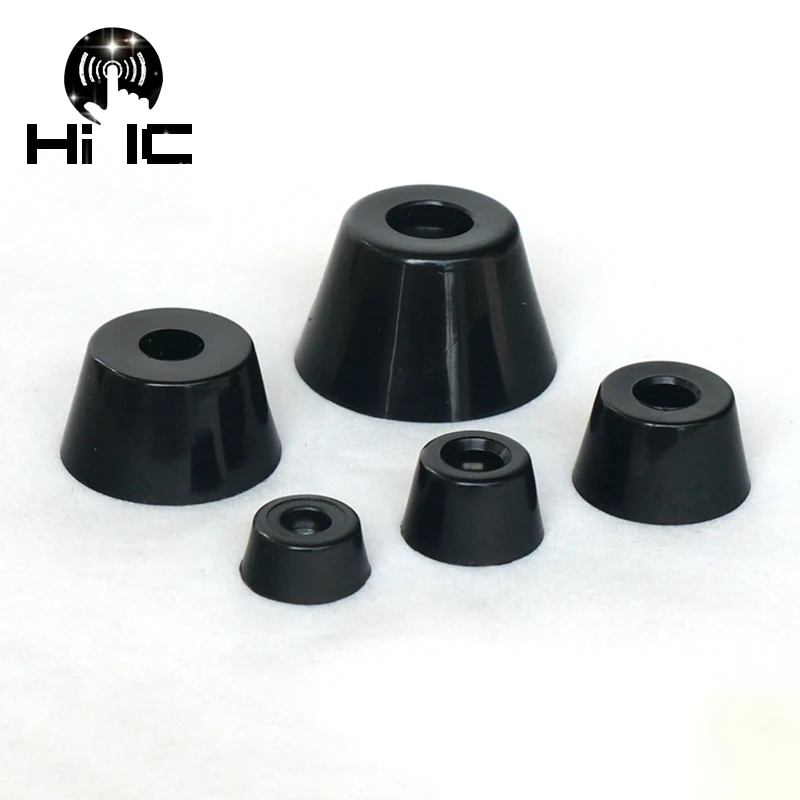 Stereo AUDIO Amplifier Rubber Foot Pad Machine Foot Speaker Stand Feet Foot Pad Spikes Cone Floor Foot Nail Shock Absorber