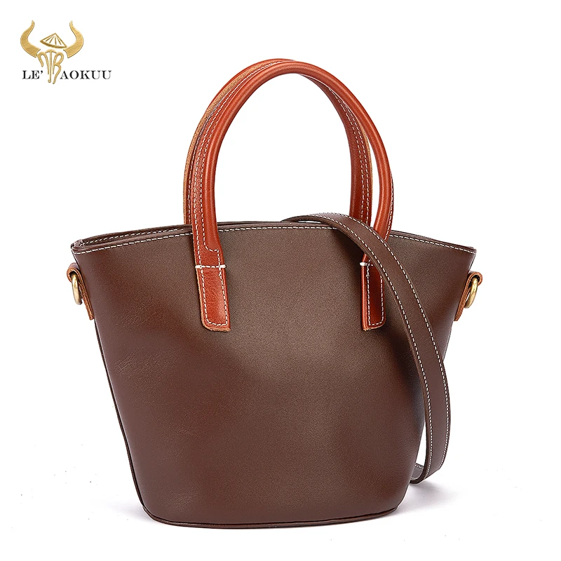 

Trend Grain Quality Real Leather Luxury Ladies Small Purse And Handbag Over The Shoulder Tote bag For Women Female Design 357