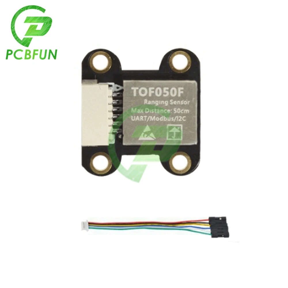 TOF400F TOF200F TOF050F 50CM 2M 4M moduł pomiaru odległości lasera MODBUS IIC Port szeregowy dla Arduino dla Raspberry Pi