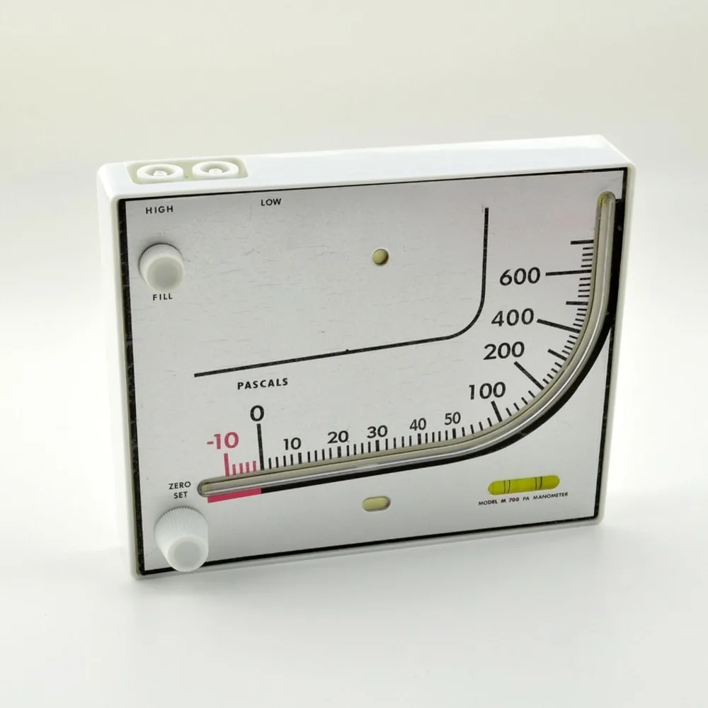 High Quality Red Oil Differential Pressure Measuring Instruments Gauge Meter A1-700PA China Switch Manometer