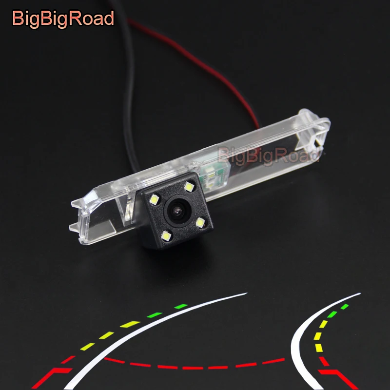 

BigBigRoad Car Intelligent Dynamic Trajectory Tracks Parking CCD Camera For Volkswagen Lavida 2008 2009 2010 2011 Night Vision