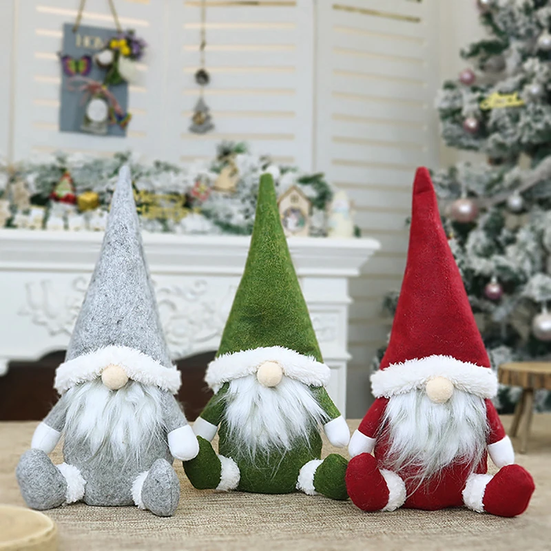 Gnom Weihnachts puppe Elf Frohe Weihnachten Dekorationen für zu Hause 2024 Cristmas Ornament Weihnachten Navidad Natal Frohes Neues Jahr Geschenk