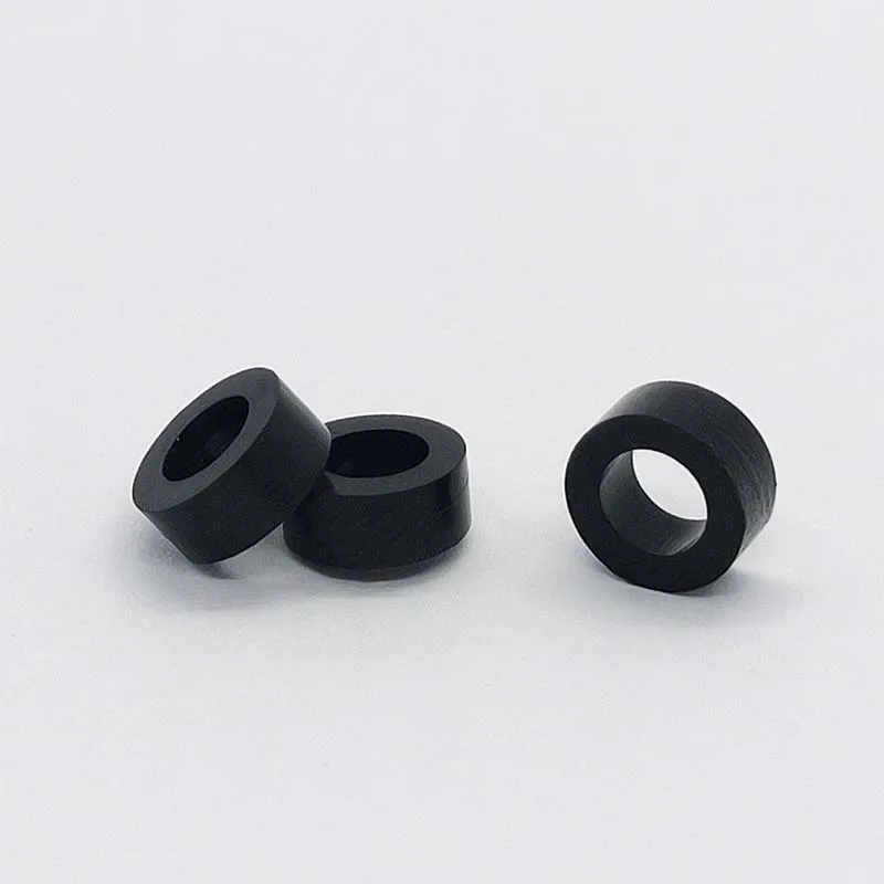 【M4.2*7*3】Black ABS Rround spacer standoff Nylon Non-Threaded Spacer Round Hollow Standoff Washer