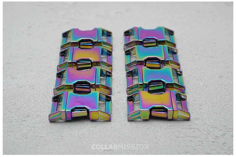 1pc Metal Colorful Side Release Curved Buckles Durable Plated Buckle 10mm, 15mm, 20mm, 25mm Dog Collar Paracord DIY Accessories