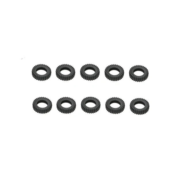 10 Pcs Mini Banden Diameter 10/20/24/32/40/50 Mm Geëmuleerd Banden Zwart micro Wiel Voor Rc Visaas Boot/Rc Simulatie Boot Onderdelen