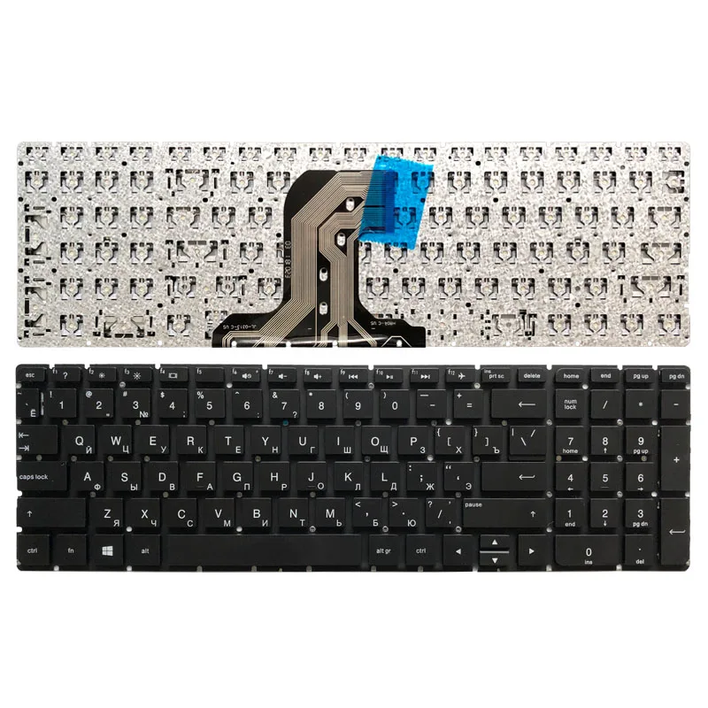 Teclado de ordenador portátil ruso/ruso para HP 15-AC 15-ay 15-af 15-BA 250 G4 255 G4 256 G4 250 G5 255 G5 256 G5 TPN-C125, nuevo