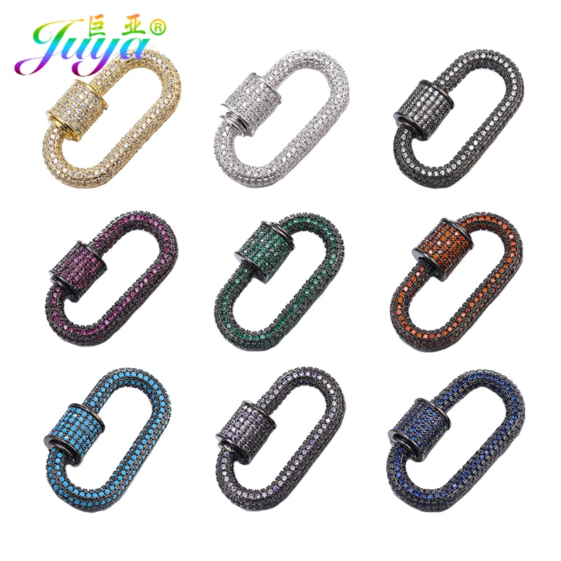 Juya DIY Neue Designer Kostüm Schmuck Machen Liefert Handgemachte Dekorative Anhänger Karabiner Verschluss Schraube Lock Verschlüsse Großhandel – Detail 23