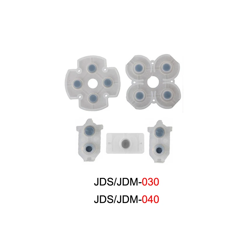 YuXi-Silicone condutor de borracha botão Pad, teclados para Sony PlayStation, DualShock 4, PS4 controlador, JDS, 001, 011, 030, 040, 050, 055