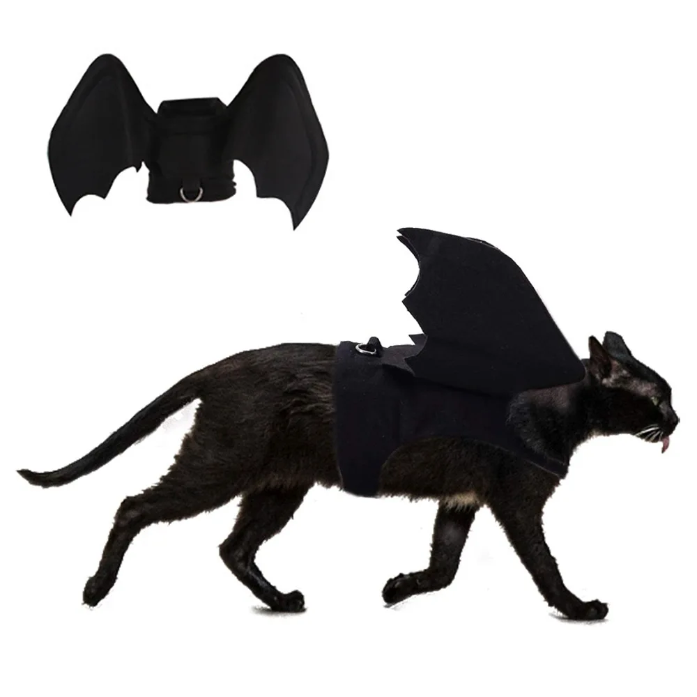 Pet Dog Cat Bat Wing Cosplay Prop Photo Props Halloween Bat Fancy Dress Costume Outfit Wings Cat Costumes Dog Bat Wings Costume